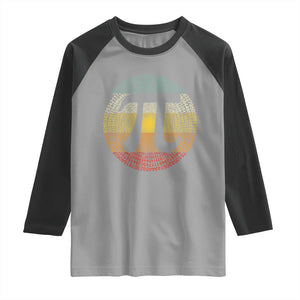 Pi Day Raglan Shirt 3,14 Pi Number Retro Symbol Math Science TS11 Sport Gray Black Print Your Wear