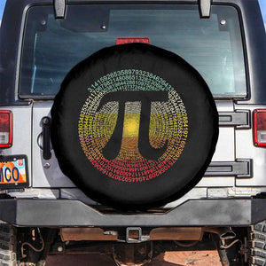 Pi Day Spare Tire Cover 3,14 Pi Number Retro Symbol Math Science TS11 No hole Black Print Your Wear
