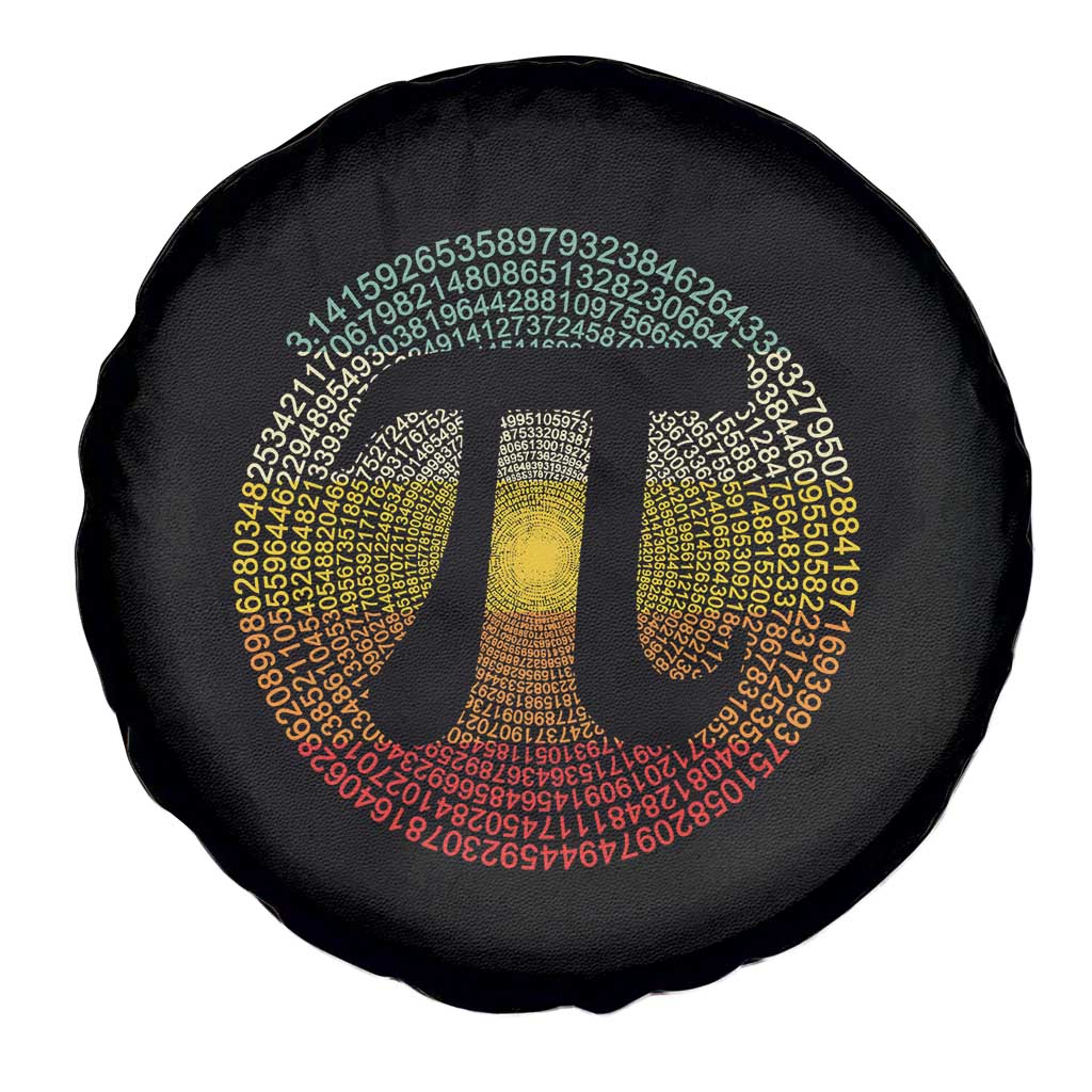 Pi Day Spare Tire Cover 3,14 Pi Number Retro Symbol Math Science TS11 Print Your Wear