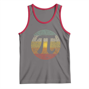 Pi Day Tank Top 3,14 Pi Number Retro Symbol Math Science TS11 Deep Heather Red Print Your Wear