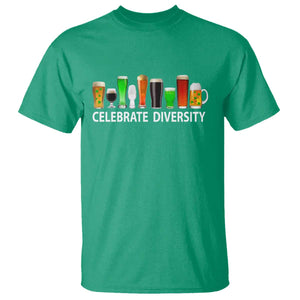 Celebrate Diversity St Patricks Day Beer Drinking T Shirt TS11 Irish Green Print Your Wear
