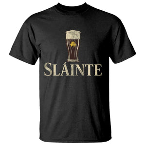 Funny Slainte Stout Beer Irish Drinking St Patricks Day T Shirt TS11 Black Print Your Wear