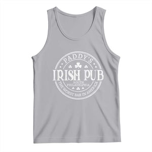 Funny Paddys Irish Pub Tank Top The Worst Bar In America St Patricks Day Beer Drinking TS11 Athletic Heather Print Your Wear