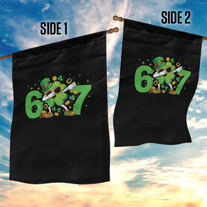 Funny Six Seven 67 St Patricks Day Dabbing Shamrock Garden Flag TS11 Print Your Wear