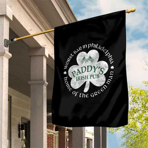 Funny Paddys Irish Pub Garden Flag Worst Bar In Philadelphia St Patricks Day Beer Drinking TS11 Print Your Wear