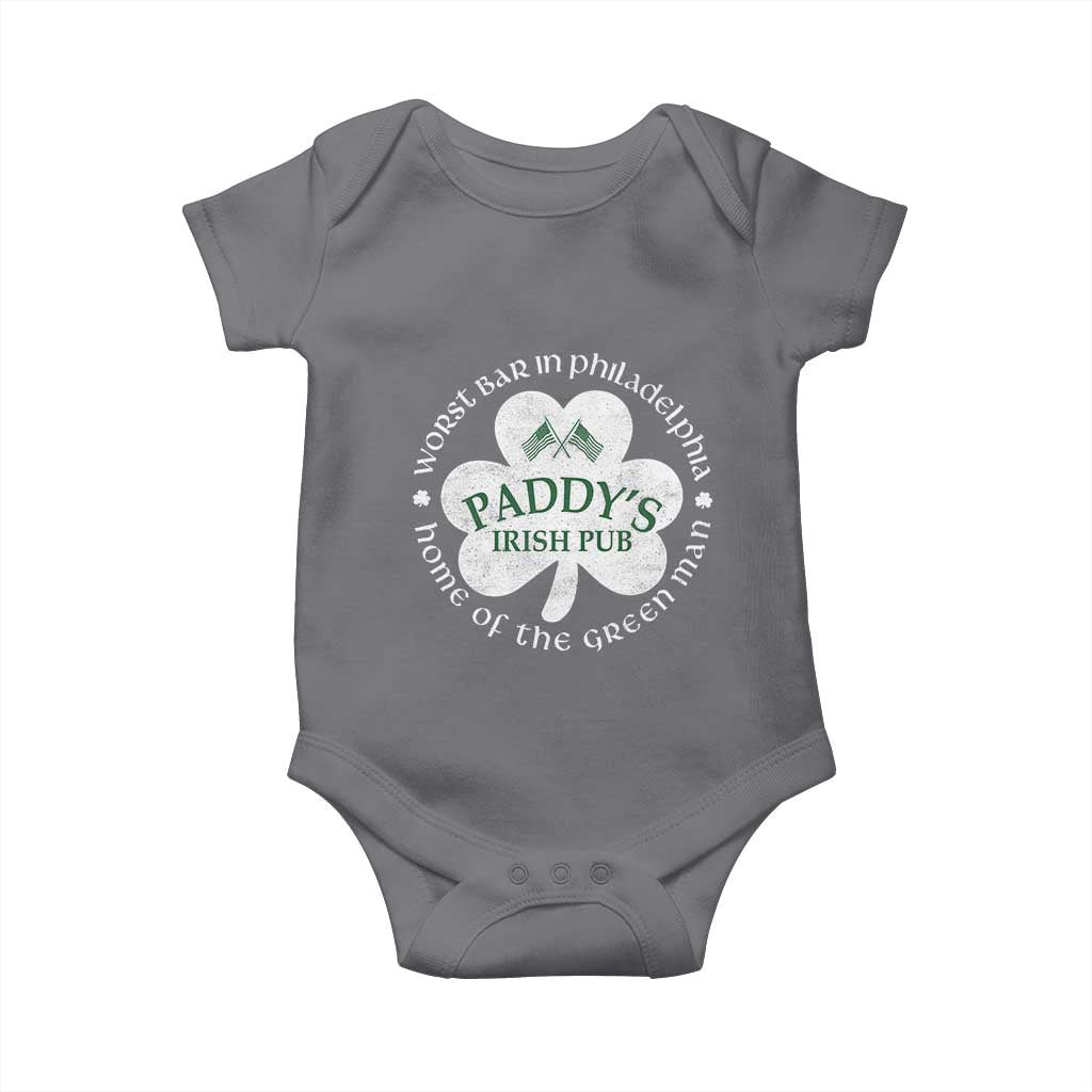 Funny Paddys Irish Pub - Baby Onesie TS11 Charcoal Print Your Wear