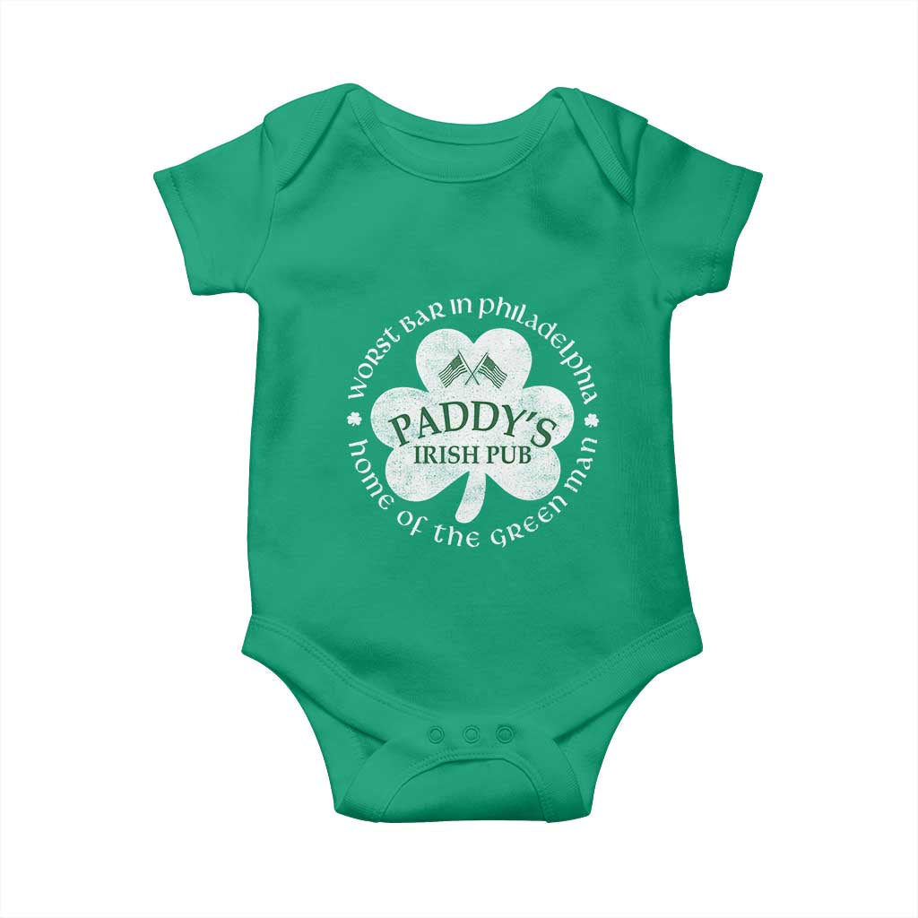 Funny Paddys Irish Pub - Baby Onesie TS11 Irish Green Print Your Wear