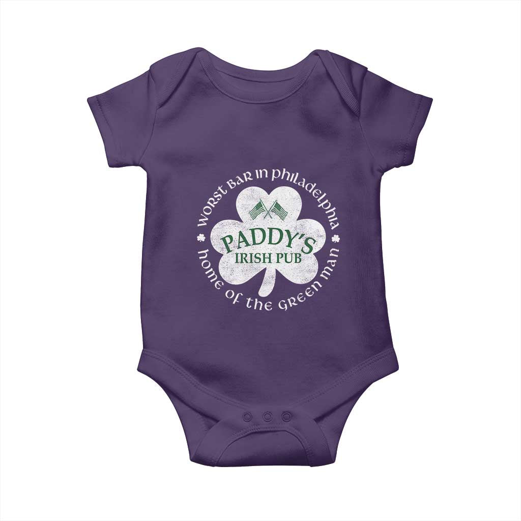 Funny Paddys Irish Pub - Baby Onesie TS11 Purple Print Your Wear