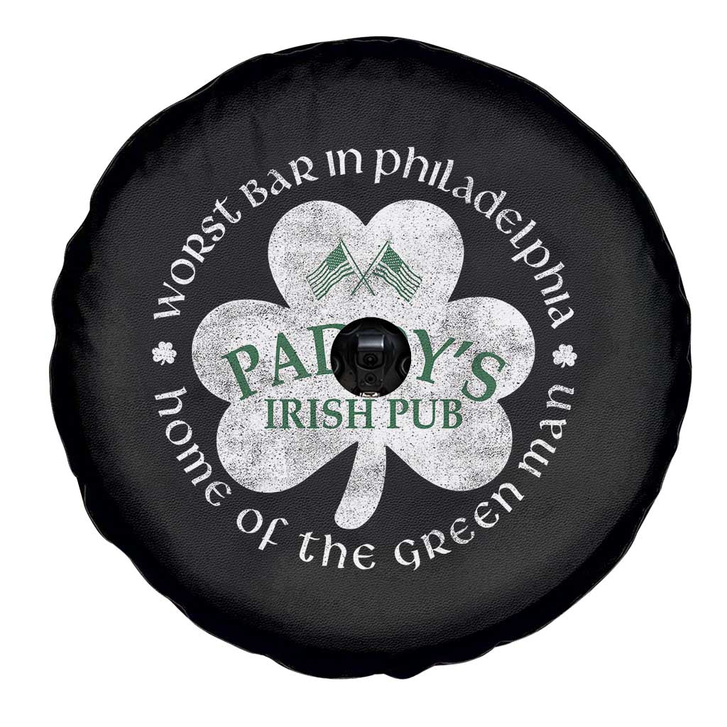 Funny Paddys Irish Pub Spare Tire Cover Worst Bar In Philadelphia St Patricks Day Beer Drinking TS11 Print Your Wear