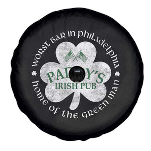 Funny Paddys Irish Pub Spare Tire Cover Worst Bar In Philadelphia St Patricks Day Beer Drinking TS11 Print Your Wear
