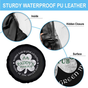 Funny Paddys Irish Pub Spare Tire Cover Worst Bar In Philadelphia St Patricks Day Beer Drinking TS11 Print Your Wear