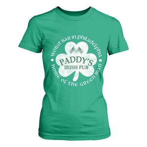 Funny Paddys Irish Pub T Shirt For Women Worst Bar In Philadelphia St Patricks Day Beer Drinking TS11 Irish Green Print Your Wear