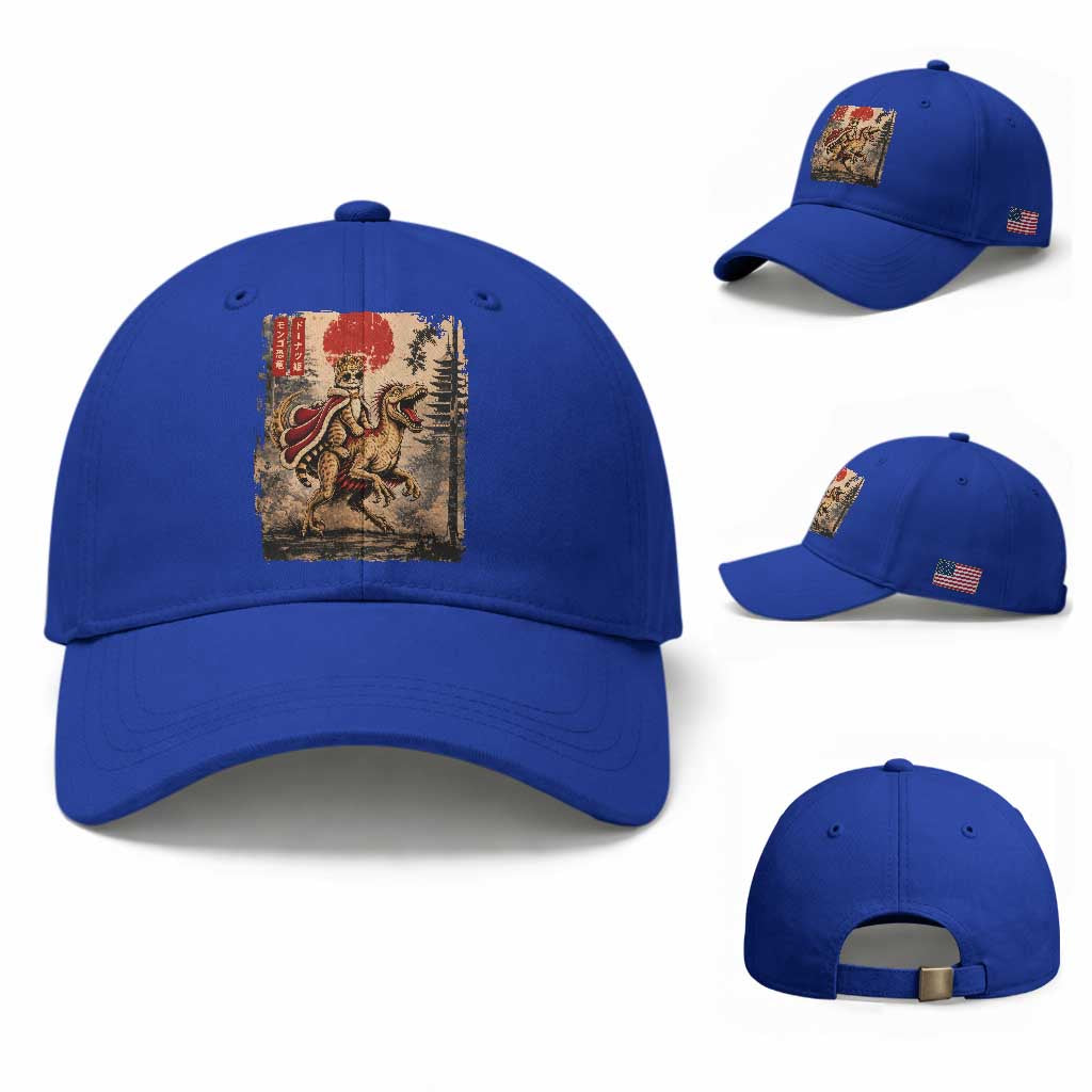 Princess Donut Riding Mongo Baseball Cap Japanese Vintage Graphic Ukiyoe Art TS11 Baseball Cap Universal Fit Royal Blue Print Your Wear