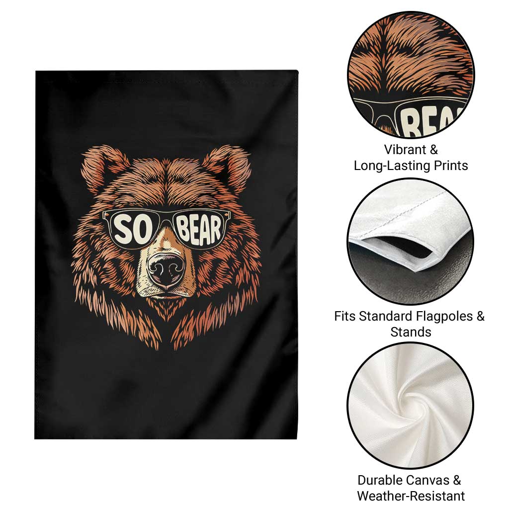 Sobriety Anniversary Sober Bear AA NA Recovery Garden Flag TS11 Print Your Wear