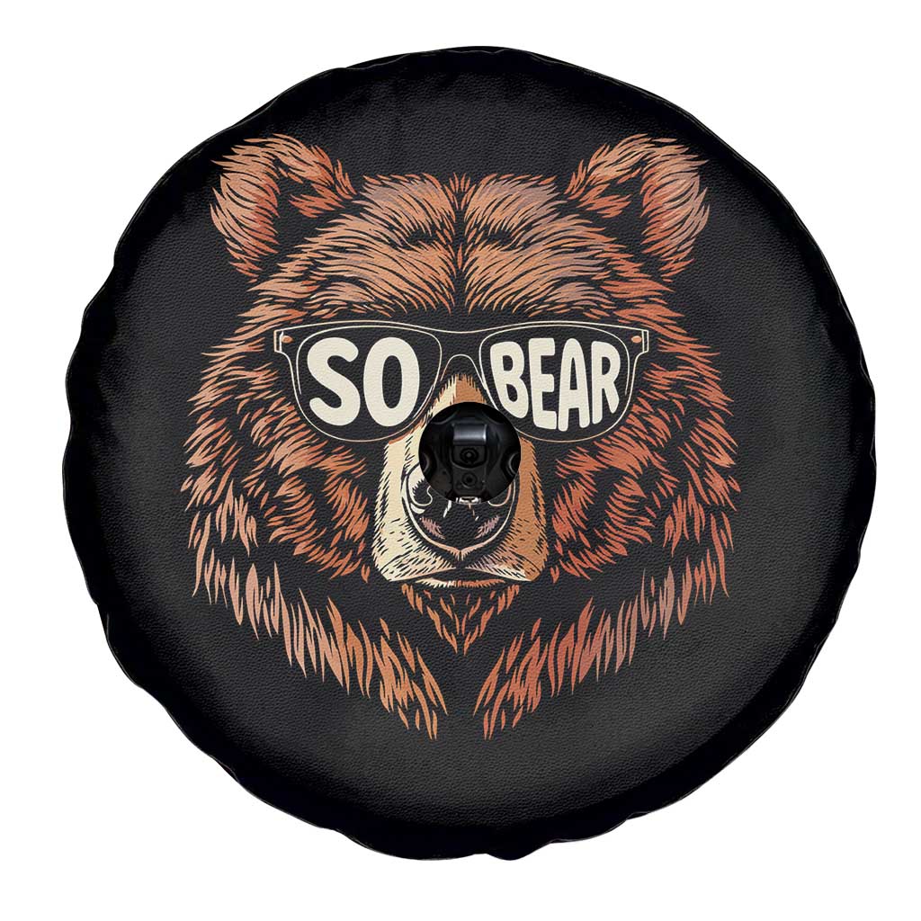 Sobriety Anniversary Sober Bear AA NA Recovery Spare Tire Cover TS11 Print Your Wear