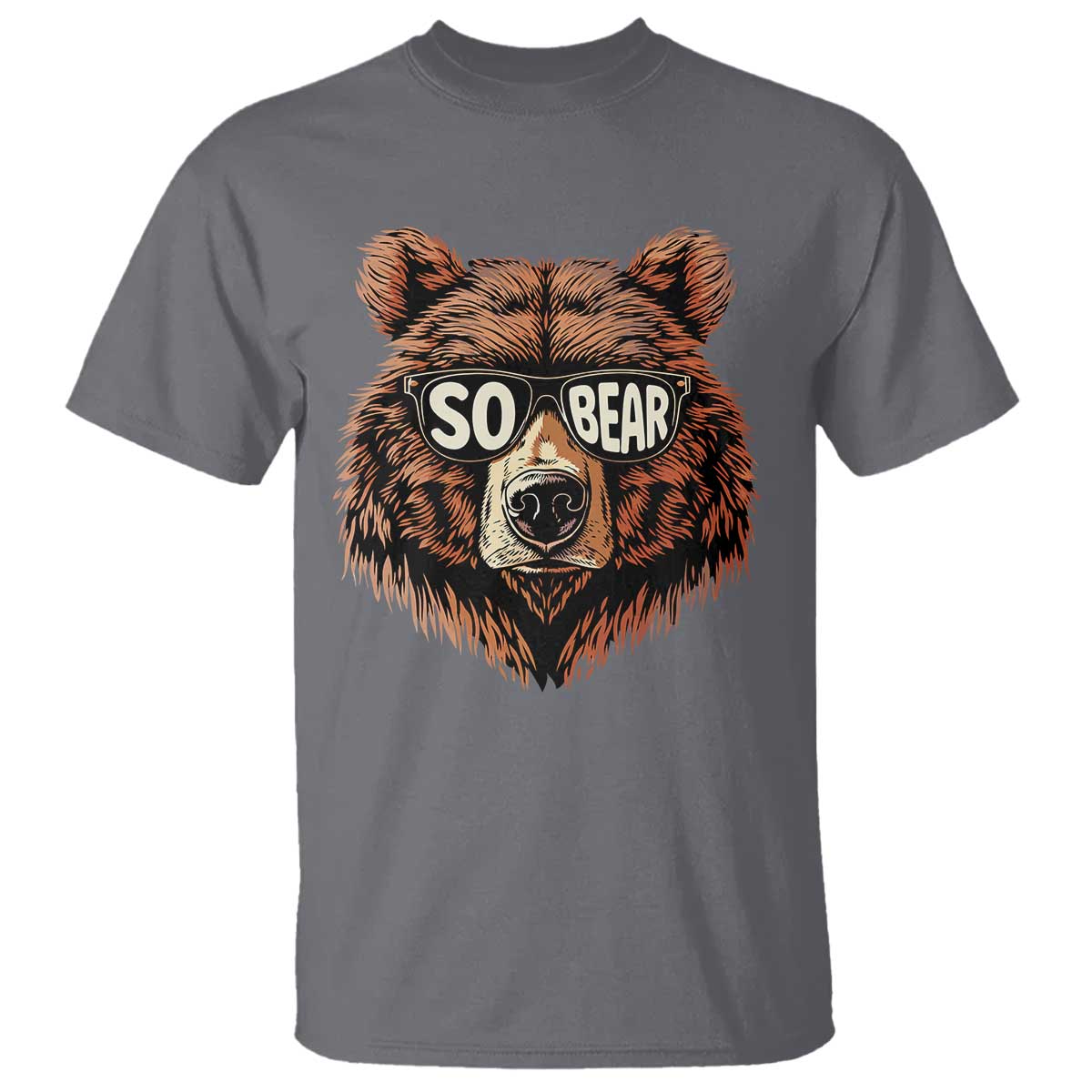Sobriety Anniversary Sober Bear AA NA Recovery T Shirt TS11 Charcoal Print Your Wear