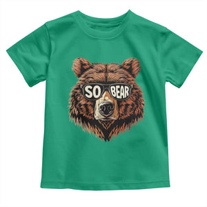 Sobriety Anniversary Sober Bear AA NA Recovery Toddler T Shirt TS11 Irish Green Print Your Wear