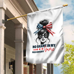 No Shame In My Recovery Game Garden Flag Sobriety AA NA Anniversary TS11 Print Your Wear