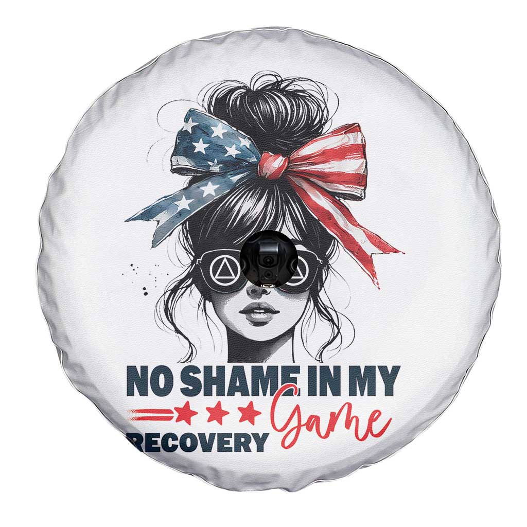 No Shame In My Recovery Game Spare Tire Cover Sobriety AA NA Anniversary TS11 Print Your Wear