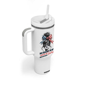 No Shame In My Recovery Game Tumbler With Handle Sobriety AA NA Anniversary TS11 Print Your Wear