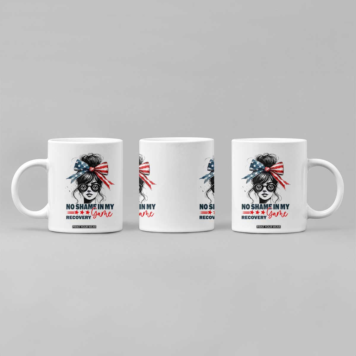 No Shame In My Recovery Game Coffee Mug Sobriety AA NA Anniversary TS11 Print Your Wear