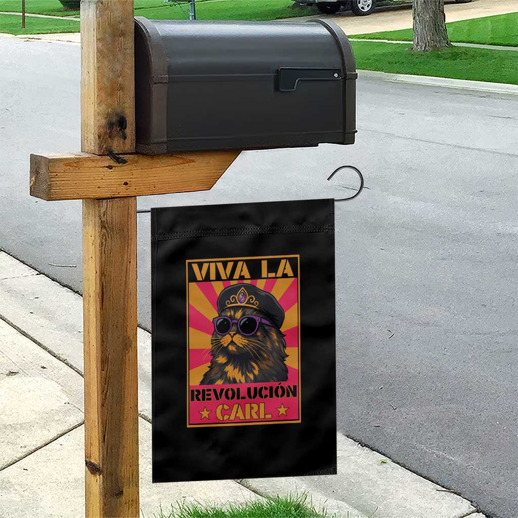 Viva La Revolucion Carl Garden Flag Funny Cat Princess Meme TS11 Print Your Wear