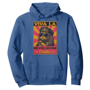 Viva La Revolucion Carl Hoodie Funny Cat Princess Meme TS11 Royal Blue Print Your Wear