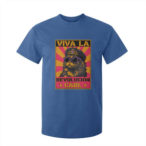 Viva La Revolucion Carl T Shirt For Kid Funny Cat Princess Meme TS11 Royal Blue Print Your Wear