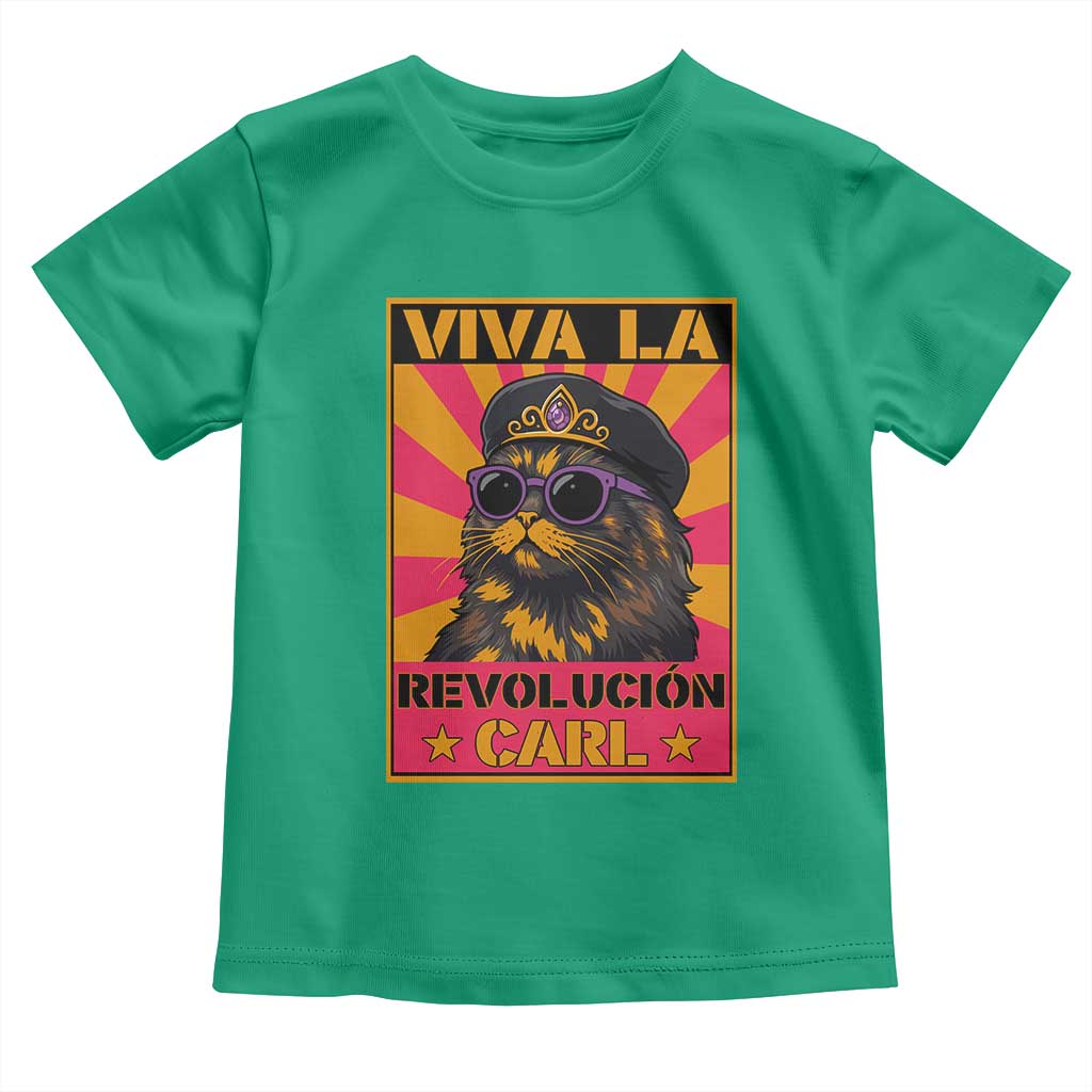 Viva La Revolucion Carl Toddler T Shirt Funny Cat Princess Meme TS11 Irish Green Print Your Wear