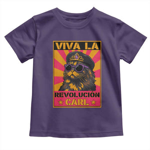 Viva La Revolucion Carl Toddler T Shirt Funny Cat Princess Meme TS11 Purple Print Your Wear