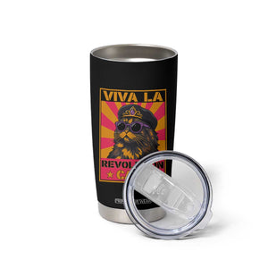 Viva La Revolucion Carl Tumbler Cup Funny Cat Princess Meme TS11 Print Your Wear