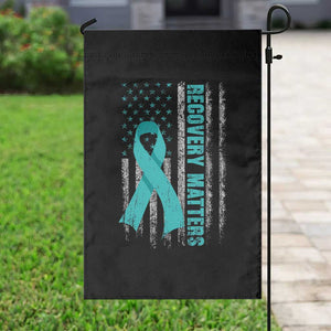 Recovery Matter Sobriety Anniversary Sober AA NA Garden Flag Vintage American Flag TS11 Print Your Wear