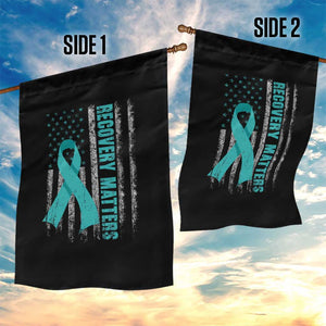 Recovery Matter Sobriety Anniversary Sober AA NA Garden Flag Vintage American Flag TS11 Print Your Wear