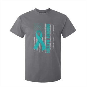 Recovery Matter Sobriety Anniversary Sober AA NA T Shirt For Kid Vintage American Flag TS11 Charcoal Print Your Wear