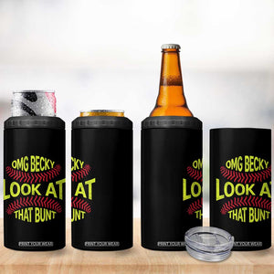 OMG Becky Look At That Bunt Funny Softball 4 in 1 Can Cooler Tumbler TS11 Print Your Wear