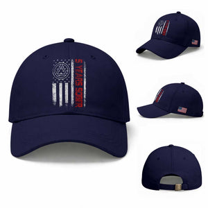 5 Years Sober Baseball Cap 5 Years Sobriety Anniversary Vintage American Flag TS11 Baseball Cap Universal Fit Dark Blue Print Your Wear