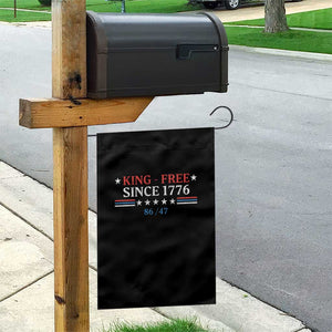 Funny King Free Since 1776 8647 Garden Flag TS11 Print Your Wear