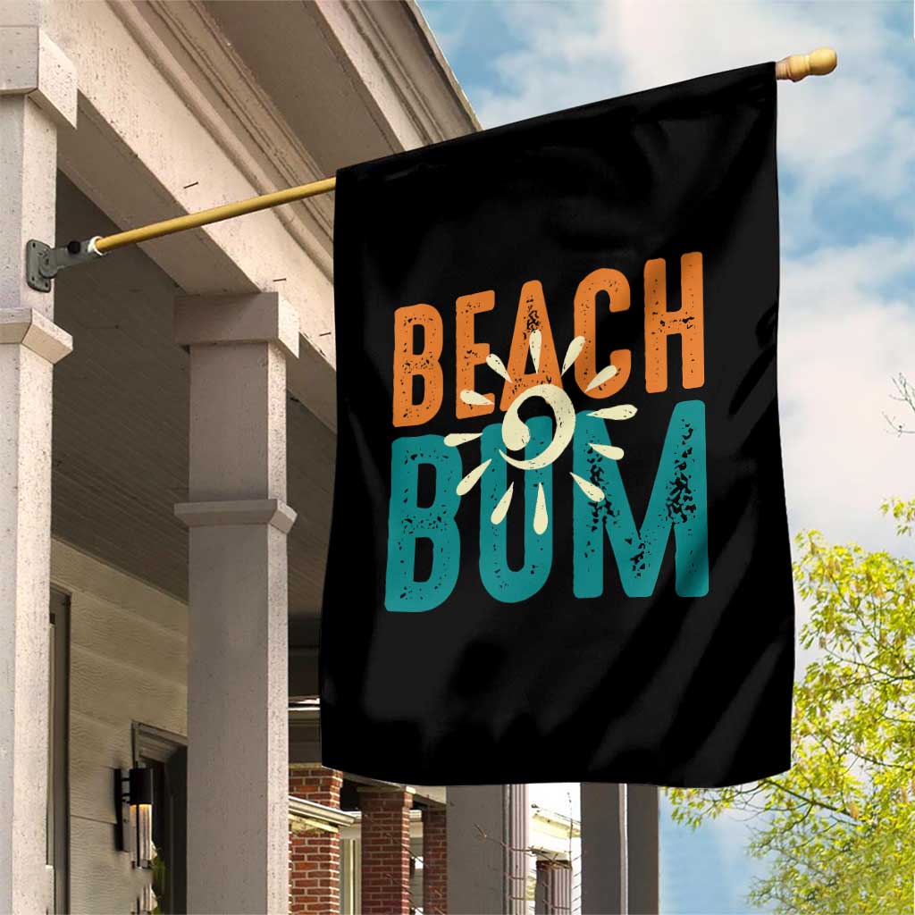 Funny Beach Bum Summer Vacation Garden Flag Beach Life Sun Light TS11 Print Your Wear
