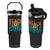 Funny Beach Bum Summer Vacation Flip Straw Tumbler Beach Life Sun Light TS11 One Size: 30 oz Black Print Your Wear