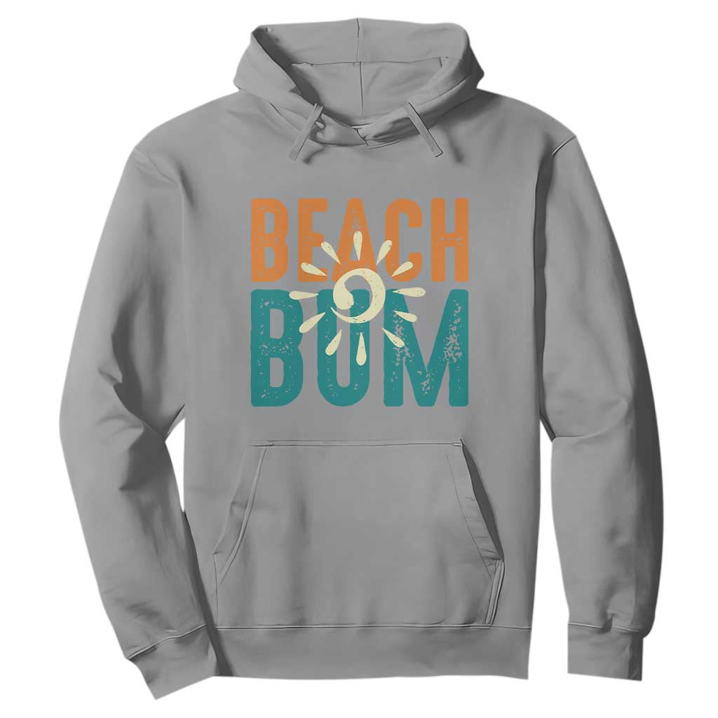Funny Beach Bum Summer Vacation Hoodie Beach Life Sun Light TS11 Sport Gray Print Your Wear