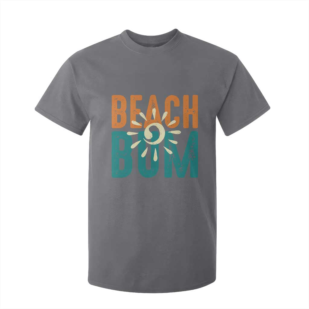 Funny Beach Bum Summer Vacation T Shirt For Kid Beach Life Sun Light TS11 Charcoal Print Your Wear