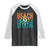 Funny Beach Bum Summer Vacation Raglan Shirt Beach Life Sun Light TS11 Black White Print Your Wear