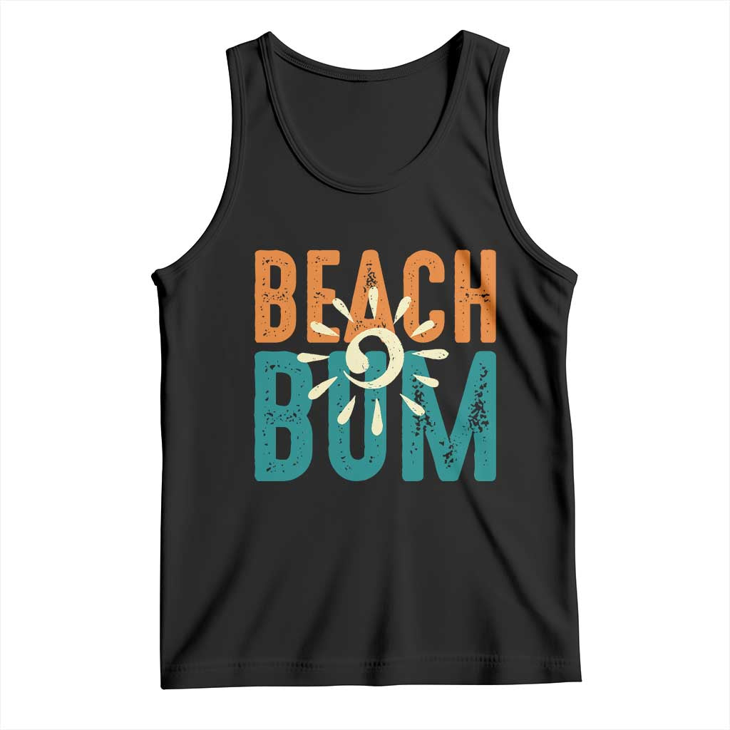 Funny Beach Bum Summer Vacation Tank Top Beach Life Sun Light TS11 Black Print Your Wear