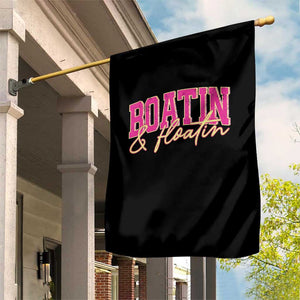 Funny Boating And Floatin Garden Flag Summer Vacation Boat Lake Life TS11 Print Your Wear