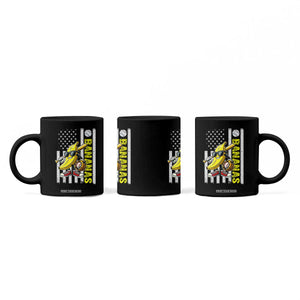 Funny Bananas Lover Baseball Vintage American Flag Coffee Mug TS11 Print Your Wear