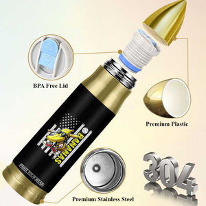 Funny Bananas Lover Baseball Vintage American Flag Bullet Tumbler TS11 Print Your Wear