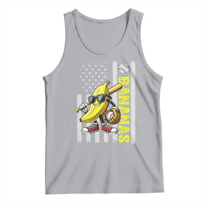 Funny Bananas Lover Baseball Vintage American Flag Tank Top TS11 Athletic Heather Print Your Wear