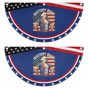 Funny George Washington Weightlifting History Buff Patriotic Fan Flag 4th of July Patriotic