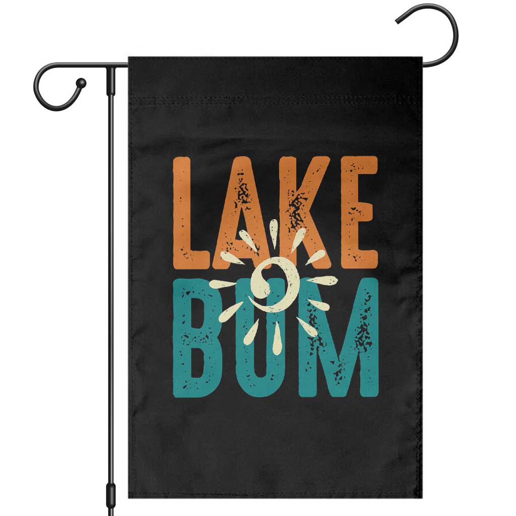 Funny Lake Bum Summer Vacation Garden Flag Lake Life Sun Light TS11 Black Print Your Wear