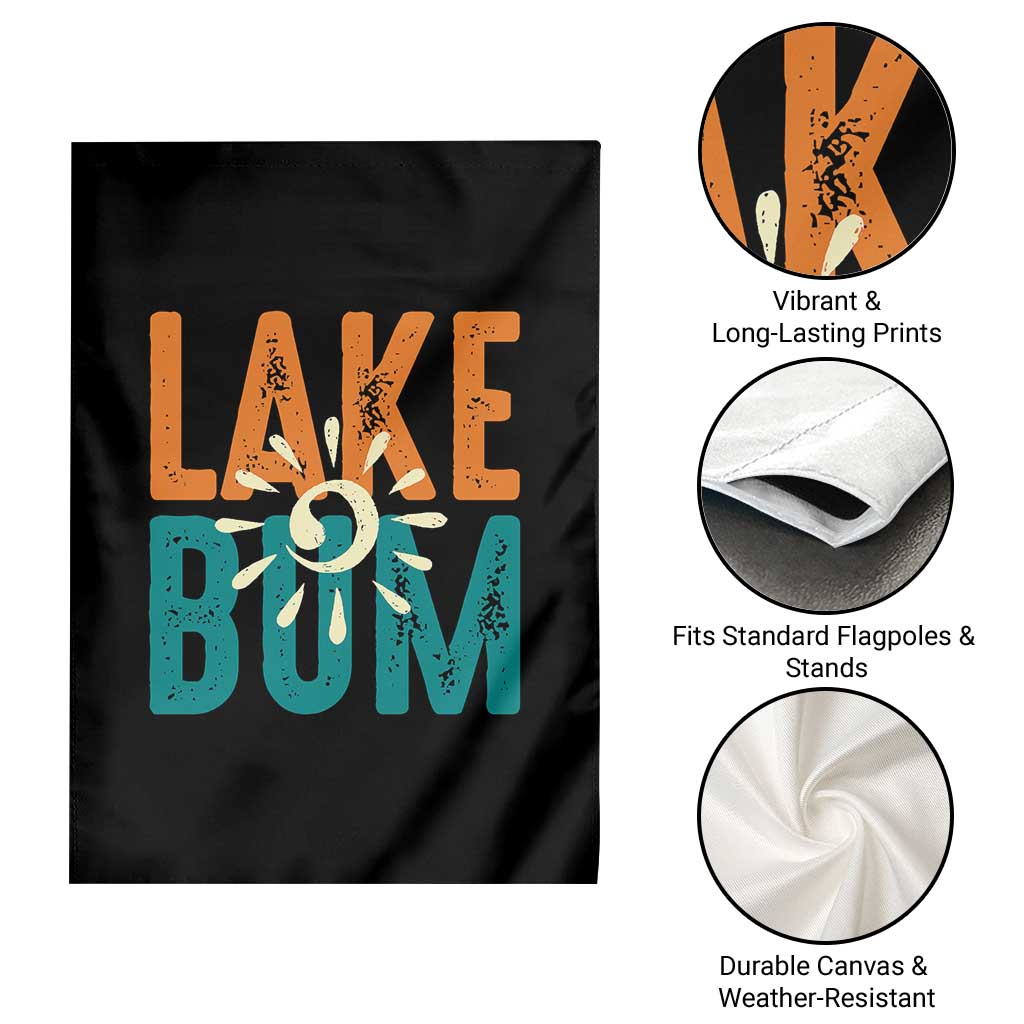 Funny Lake Bum Summer Vacation Garden Flag Lake Life Sun Light TS11 Print Your Wear